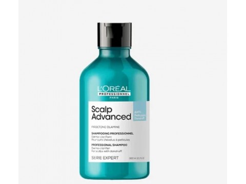 LOREAL Professionnel Scalp Advanced Anti-Dandruff valantis šampūnas nuo pleiskanų 300 ml